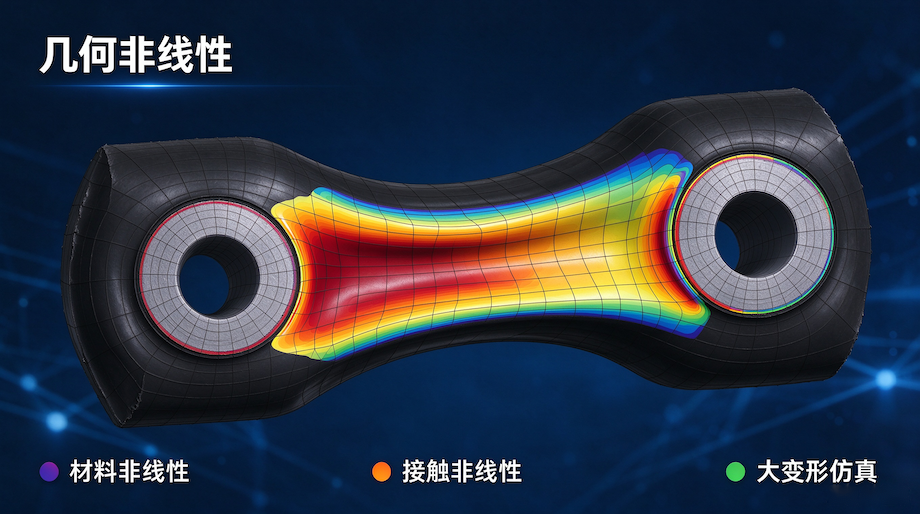 fe‑safe/Rubber 如何做橡胶寿命分析避开建模失真与材料参数误设的常见陷阱