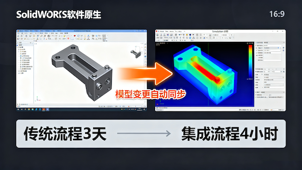 SolidWorks CAD与Simulation集成展示