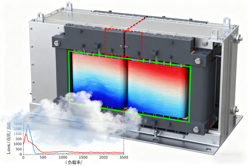 变压器电磁场分析与损耗优化案例