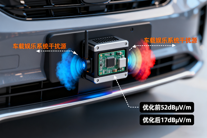 车载雷达EMC分析与干扰抑制案例