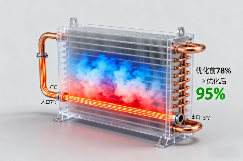 空调换热器传热效率分析案例