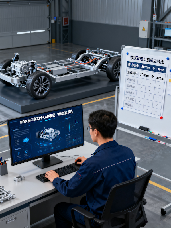 汽车零部件研发数据管理案例